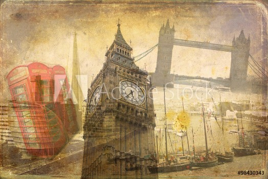 Picture of London art design illustration